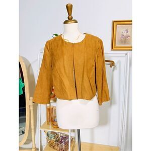 Light Brown Soft R&K Lightweight Blazer